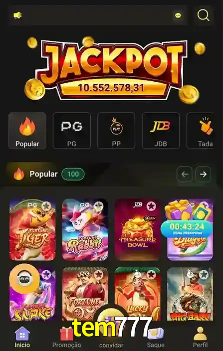 Promoções Especiais no tem777 App